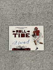2022 Flawless Collegiate Jameson Williams RC Team Slogan Signatures Ruby /20