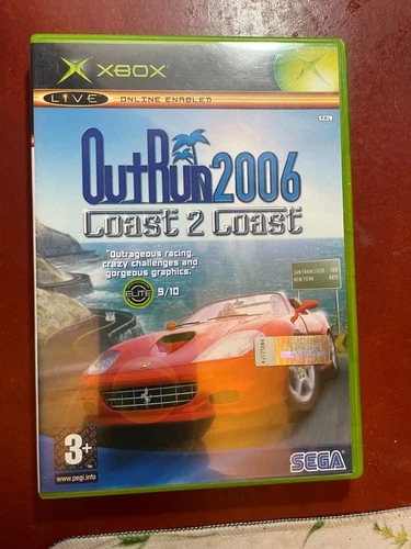 Microsoft Xbox Original Game OUTRUN 2006 Coast 2 Coast SEGA Tested see Video