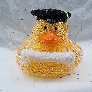 Blingy Duck  w/ Graduation Cap Tassel class of 2026 &  Diploma *Jeep/cruise 