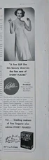 1941 womens Radelle Slip Deserves ivory soap flakes detergent vintage fashion ad