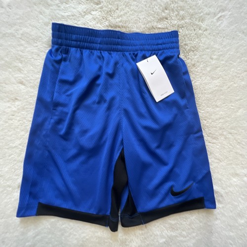 NWT Nike Boys M Dri-FIT Elite Training Basketball Athletic Shorts Blue Black - Picture 8 of 8