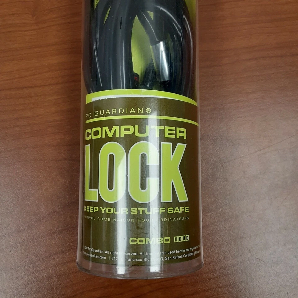 PC Guardian Cable Computer Lock...Lot of 4...NEW! - Image 4 of 4