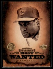 2001 Upper Deck UD's Most Wanted Sammy Sosa Chicago Cubs #MW5