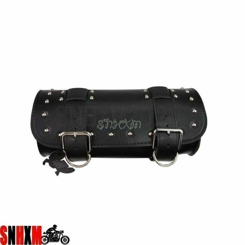 Motorcycle PU Leather Tool Bag Saddlebag For Yamaha VStar 950 1100 1300 Classic - Picture 7 of 7