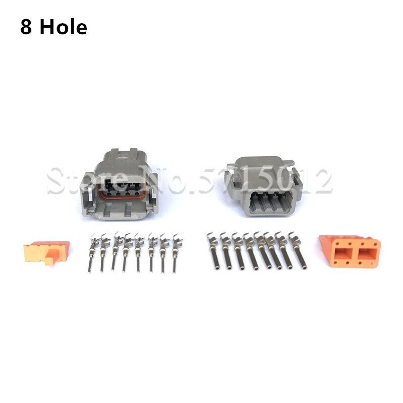 Deutsch DTM 2/3/4/6/8/12 Pin Waterproof Electrical Wire Connector Kit
