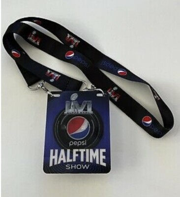 2022 NFL SUPER BOWL LVI Rams v Bengals HALFTIME Show LANYARD! Not Sold elsewhere