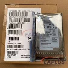 HPE 652589-B21 653971-001 900GB 10K 6G 2.5 SAS ENT SC HDD TRAY DL380 Gen8 G8 G9