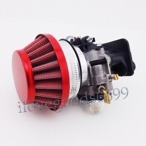 15mm Carburetor Carb Air Filter Alloy Stack 33cc 43cc 49cc Goped EVO Gas Scooter - Picture 3 of 8