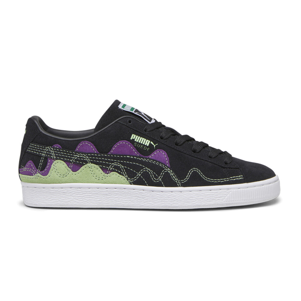 Мужские черные кроссовки Puma Suede Soundwave на шнуровке 39325701