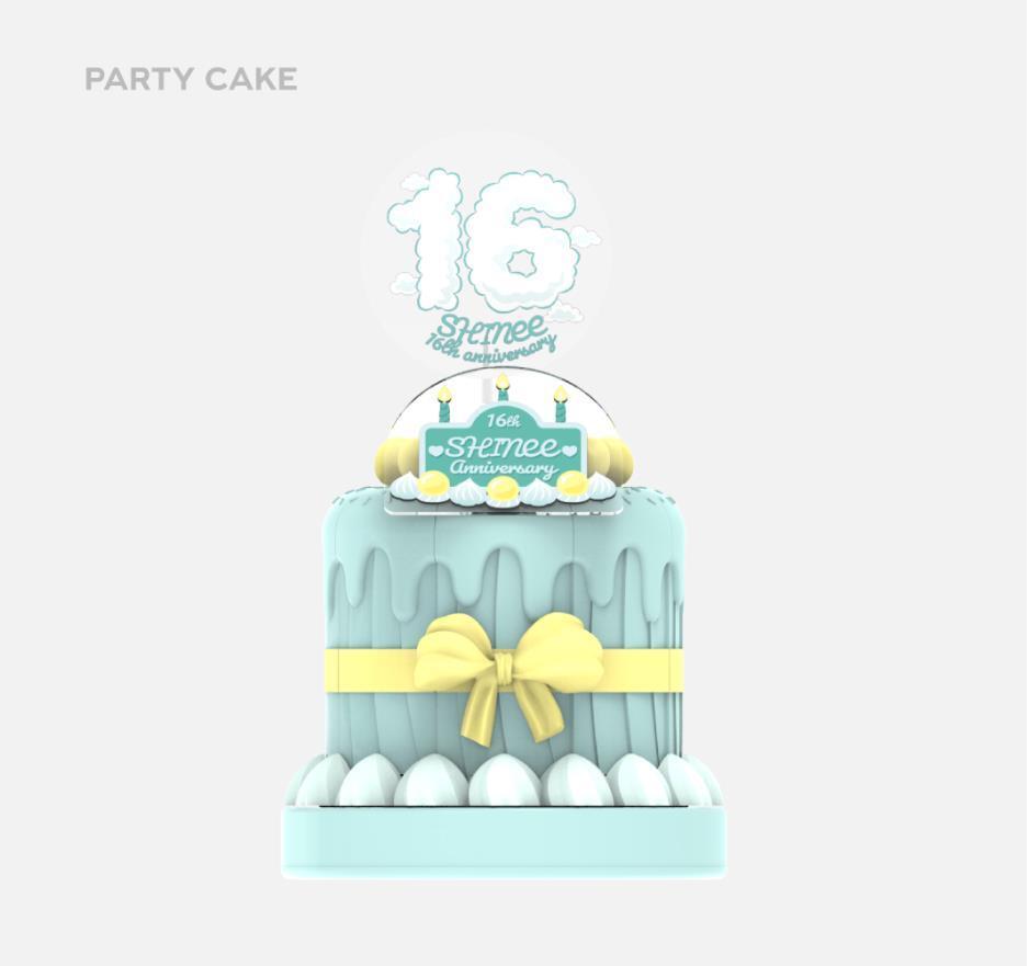 SHINee 16TH ANNIVERSARY SMTOWN OFFICIAL MD GOODS PARTY CAKE SHINee 16TH ANNIVERSARY SMTOWN OFFICIAL MD GOODS PARTY CAKE