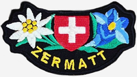 Zermatt Schweiz AufnäHer (3,5\) BüGelbild Abzeichen Matterhorn Souvenir Reise..."
