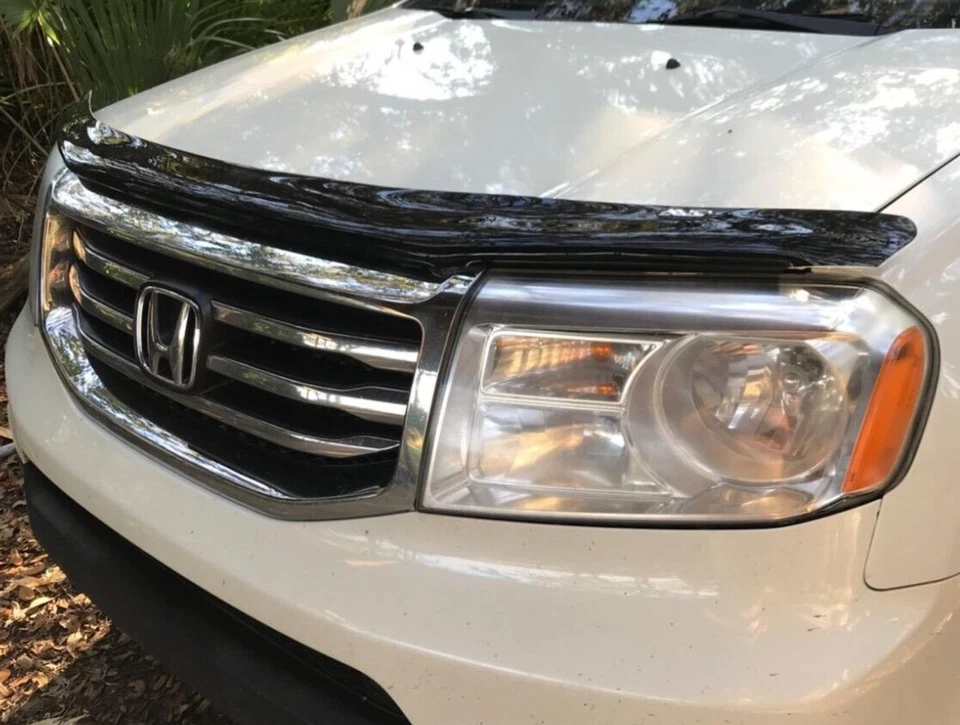 Protector de capó BugFlector II deflector protector contra insectos para Honda Pilot 2009-2013 Foto 3 de 4