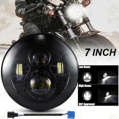 7'' Inch Motorcycle LED Headlight For 1980 1981 1982 Honda CB750C CB900C Custom