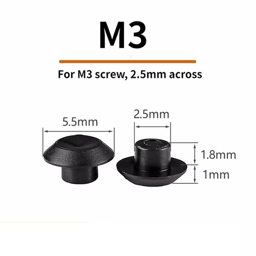 Plastic Allen Key Hex Bolt Socket Head Caps Protective Cover M3M4M5M6M8M10~M24 - Picture 13 of 25
