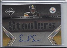 1/1 EMMANUEL SANDERS 2010 LIMITED SPOTLIGHT RPA PATCH AUTO RC #D 17/25 JSY #17 !