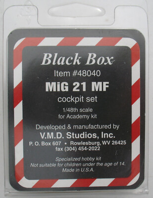 Black Box MiG 21MF Cockpit Set for Academy Kit 1:48 Resin Conversion Bausatz 21