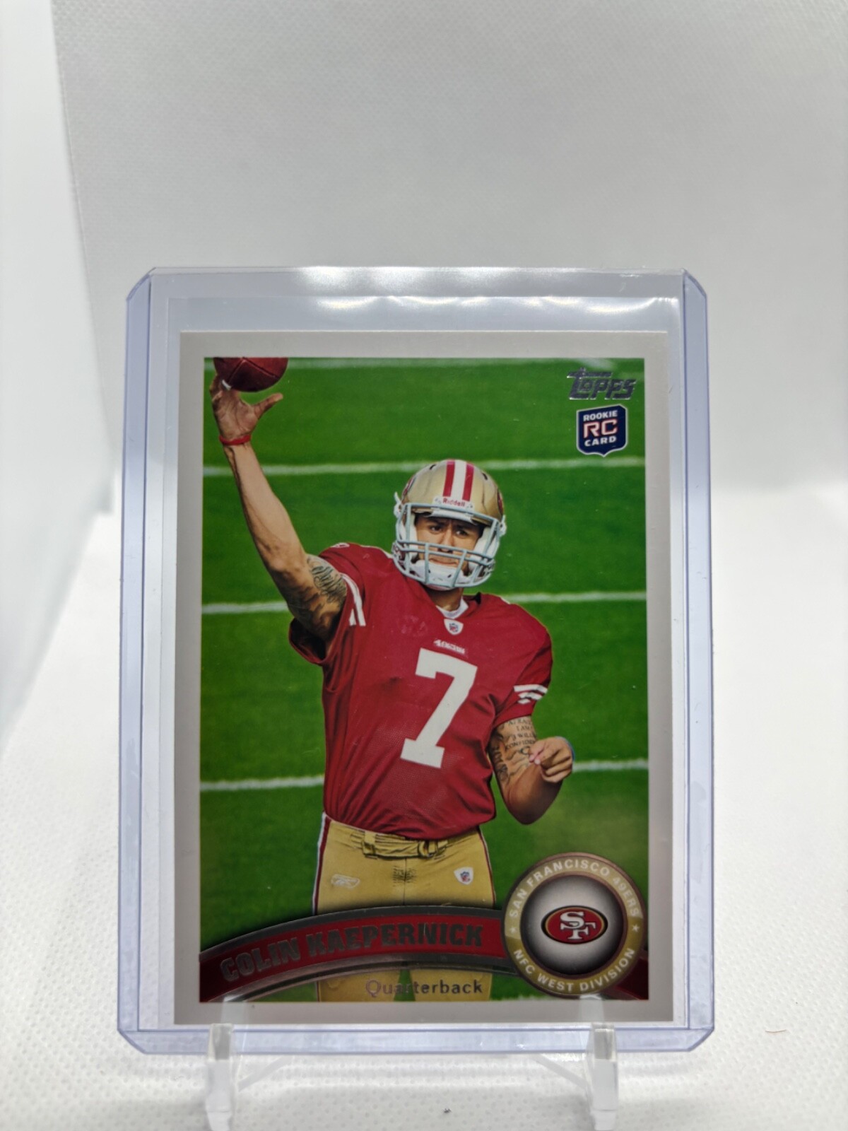 2011 Topps Football Colin Kaepernick RC Rookie Card #413 San Francisco 49ers