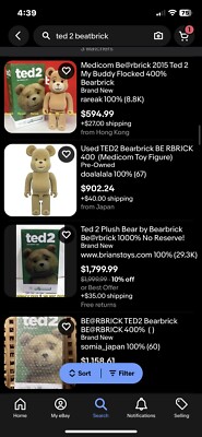 Bearbrick 400% Ted 2 – New Medicom Toy (Neuf, Boîte Scellée)