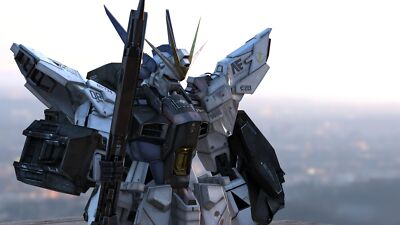 Anime gundam mechs artwork strike freedom mobile suit Custom Gaming Mat Desk