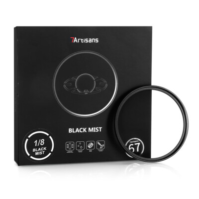 7Artisans 1/8 Black Nebel Diffusionsfilter Kamera Objektivfilter Filter （67mm）