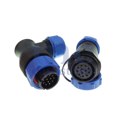 Weipu SP21 12 Pin Bulkhead Connector Plug Socket,LED Power Cable Wire Connector