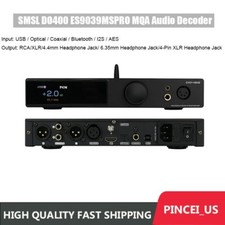 SMSL DO400 ES9039MSPRO MQA Audio Decoder 4-CH PLFC Fully Balanced Headphone Amp