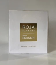 ROJA  AMBRE D'ORIENT Scented Candle 300g New/ Sealed Burn Time 60Hrs