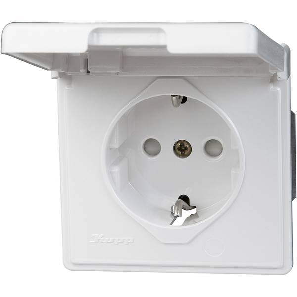 Kopp presa di alimentazione schuko arktis bianco 119102080