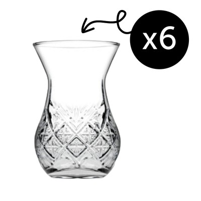 Pasabahce Timeless Teegläser 170 ml (5 3/4 oz) - 6-teiliges Set