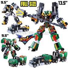TOBOT V Galaxy Detectives Full Size Big Trail Big Beast Figure Combiner Robot