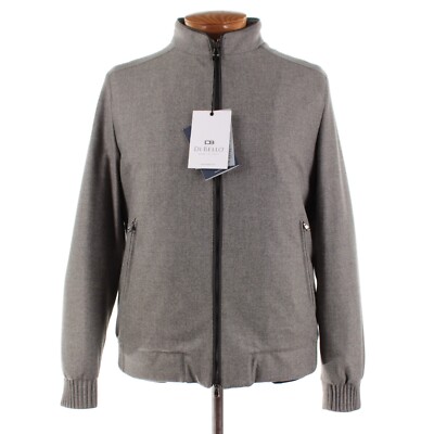 Di Bello NWT Wool / Cashmere Green Storm System Jacket Size 52 (L US) In Gray