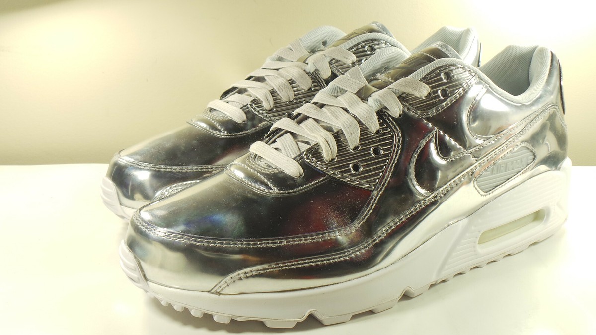 DS NIKE 2020 AIR MAX 90 RETRO CQ6639-001 METALLIC SILVER 12