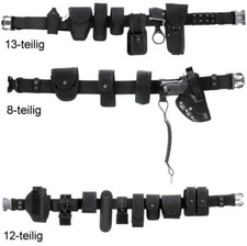 Security Einsatzkoppel 12-tlg. – Polizei-Sicherheitsgürtel mit PP-Einlage