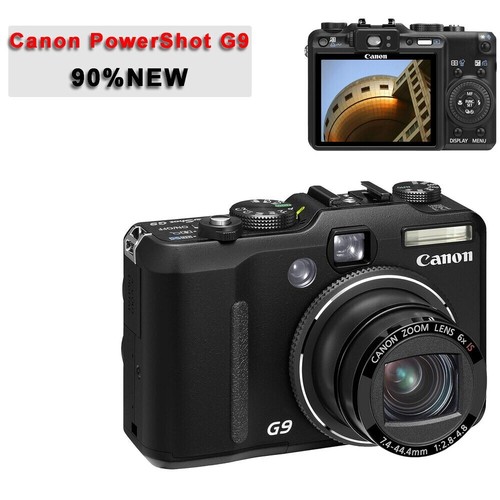 Canon PowerShot G9 12.1MP Digital Camera with 6x Optical Image Stabilized Zoom - Picture 1 of 10