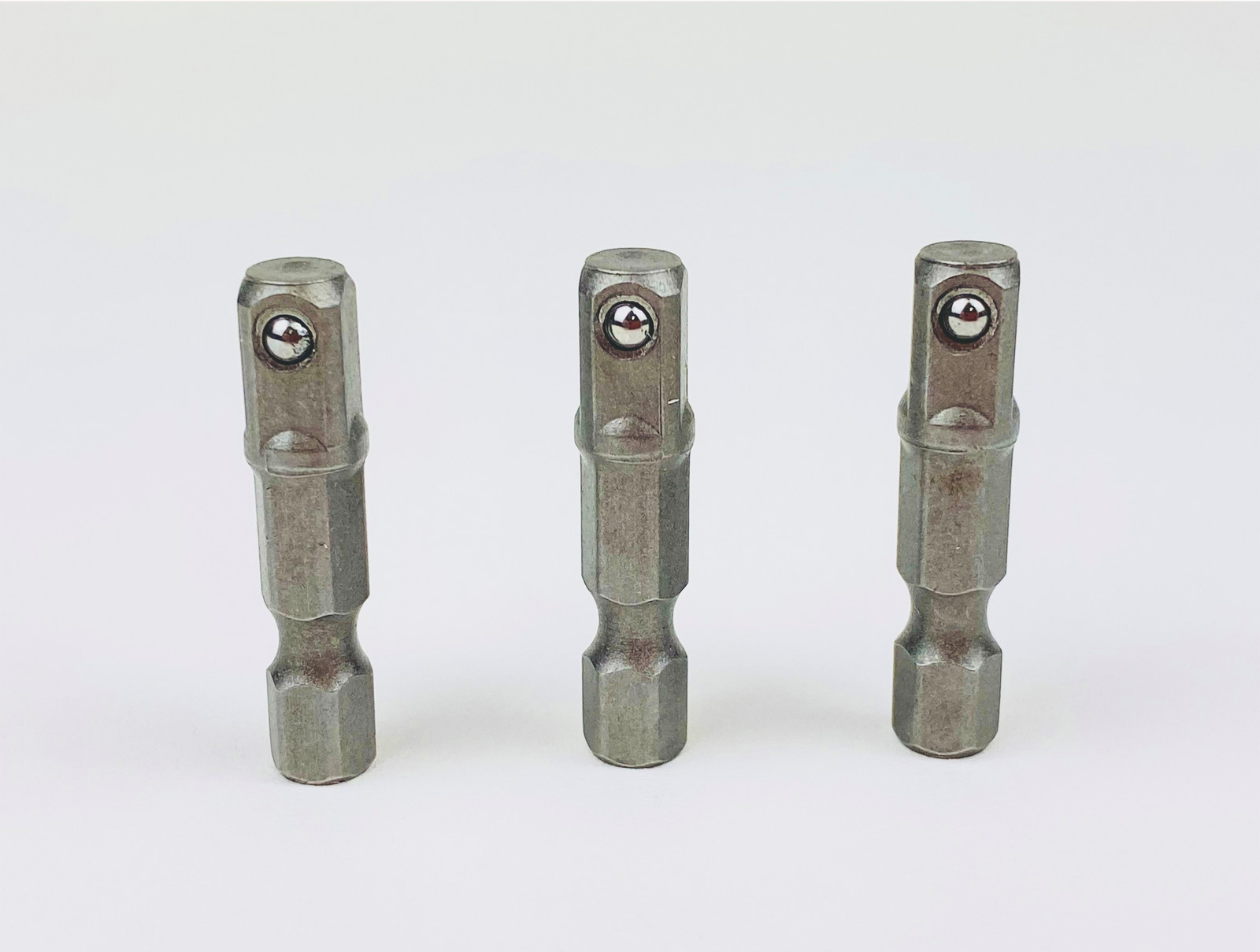 Stubby 1/4 Inch Impact Socket Adapter Bit Only 1.3 Inches Long 3 Pack Stubby bit