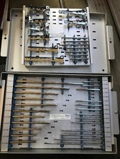 Richards Osteo Multi-Systems Large Bone Plates In Hard Metal Case! Gently Used!