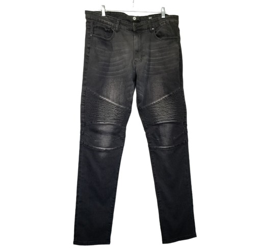 Jordan Craig 36x34 Black Jeans Aaron Moto Mens