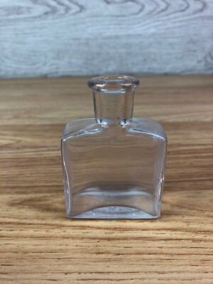 Vintage Stil Mini Glas Apotheker Flasche 2,5'' klar Sammlerstück Fläschchen