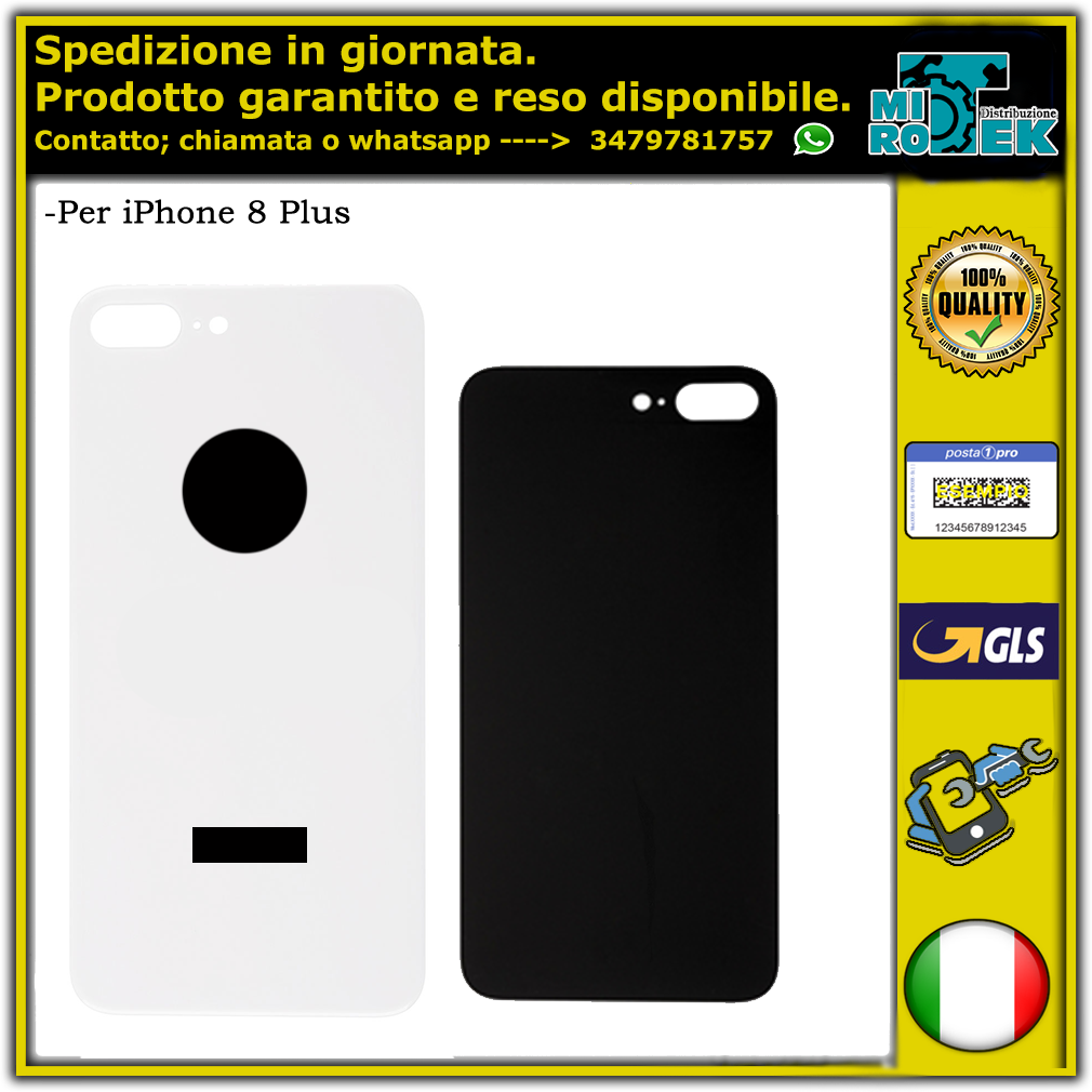 SCOCCA POSTERIORE FRAME TELAIO PER APPLE IPHONE X BACK CASE COVER NERO