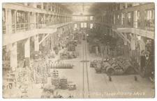 3 Rivers Michigan Sheffield Car Co. Machine Shops Interior RPPC Real Photo 1912