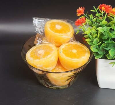 Handmade glycerin soap; Mouthwatering Orange, helps keep skin soft Face Soap