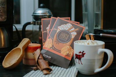 Pumpkin Spice Latte Scented Sachets 3-pack