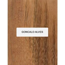 Lot of Goncalo Alves Knife Scale 5x 1-1/2x 3/8 Bookmatched Turning Free Shipping