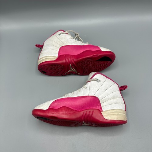 Nike Air Jordan 12 Retro GP Dynamic Vivid Pink White Youth Size 3Y 510816-109 - Picture 9 of 16