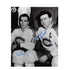Henri & Maurice Richard Signed Montreal Canadiens 8 x 10 Photo - 70764