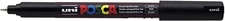 Posca, PC-1MR, Black, Pack of 3, Ultra Fine Tip Paint Marker Pens Set