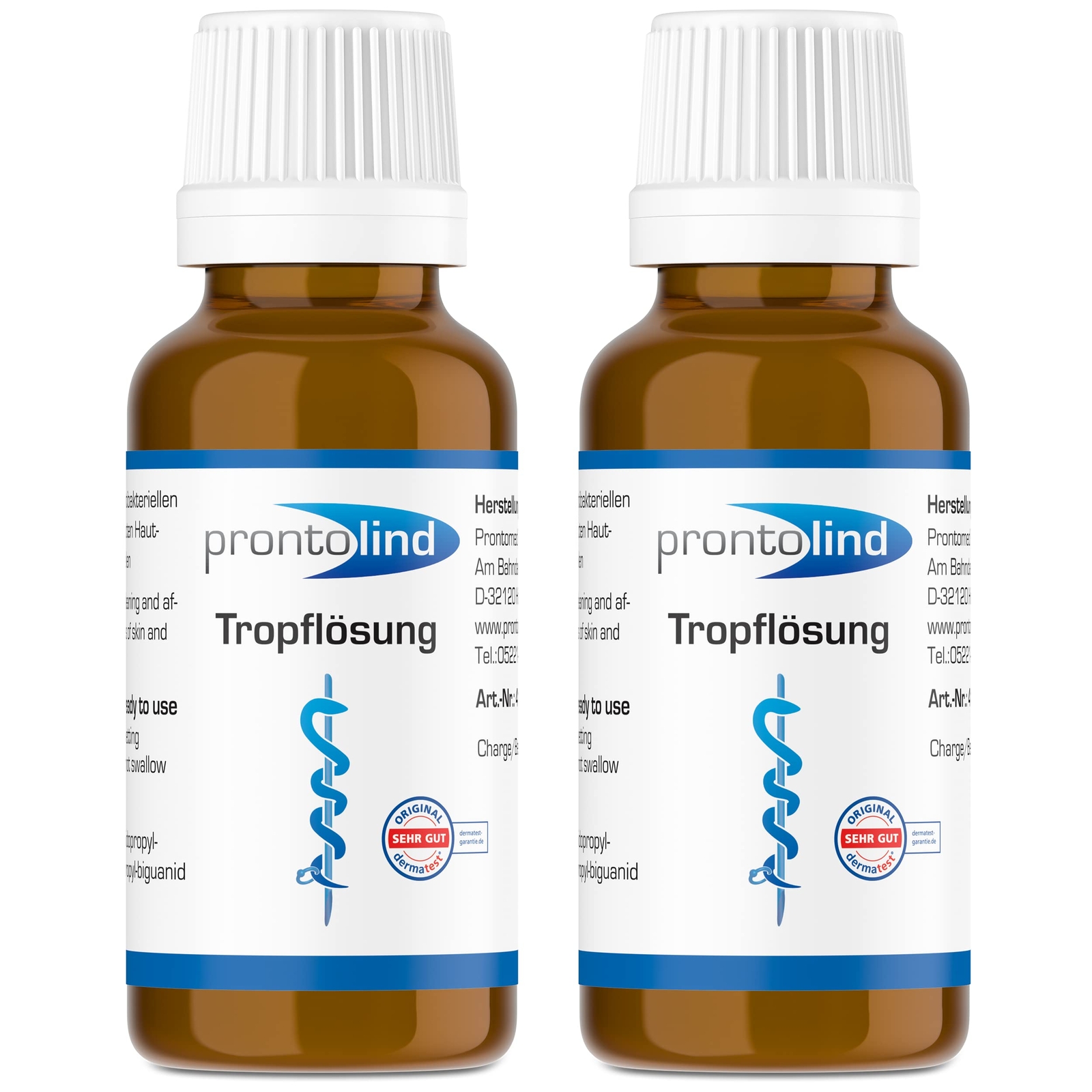 2x Tropflösung 20ml - Die optimale Piercingpflege im günstigen Doppelpack