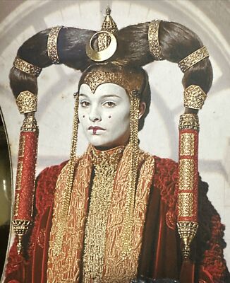 STAR WARS EPISODE I QUEEN AMIDALA RED SENATE GOWN 1999 Free Queen Amidala