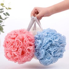 Exfoliating Large Body Scrubber Sponge Brush Puff Bath Loofah Mesh Shower Flower