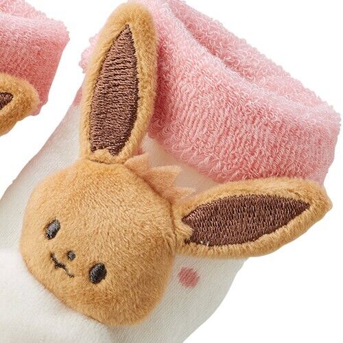 Monpoke Pokemon Eevee Pile Socks Newborn Babywear Baby Clothes From Japan New - Picture 2 of 6